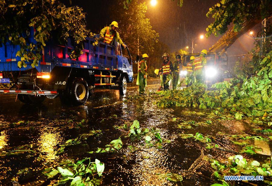 CHINA-FUJIAN-TYPHOON SOUDELOR-LANDFALL (CN)