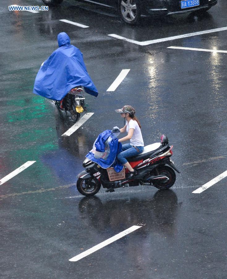 CHINA-JIANGSU-TYPHOON SOUDELOR-RAINSTORM (CN)