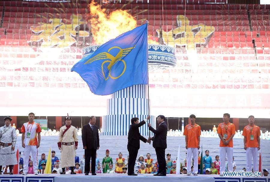 (SP)CHINA-ORDOS-NATIONAL ETHNIC GAMES-CLOSING CEREMONY(CN)