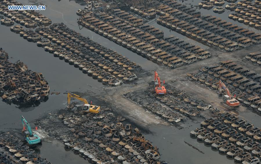 CHINA-TIANJIN-EXPLOSION SITE-CLEANUP (CN)