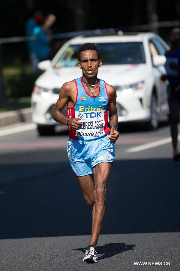 (SP)CHINA-BEIJING-IAAF WORLD CHAMPIONSHIPS-MEN'S MARATHON (CN)