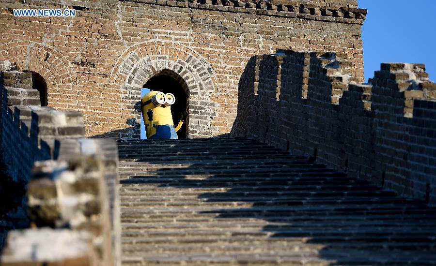 CHINA-BEIJING-GREAT WALL-MINIONS(CN)