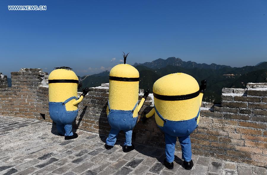 CHINA-BEIJING-GREAT WALL-MINIONS(CN)