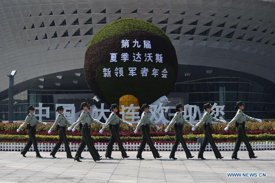 CHINA-DALIAN-SUMMER DAVOS-PREPARATION-SECURITY (CN) 