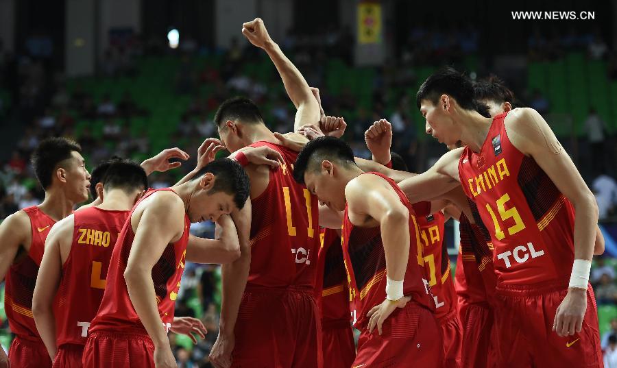 (SP)CHINA-CHANGSHA-FIBA-2015 ASIA CHAMPIONSHIP-GROUP C-CHINA VS SINGAPORE