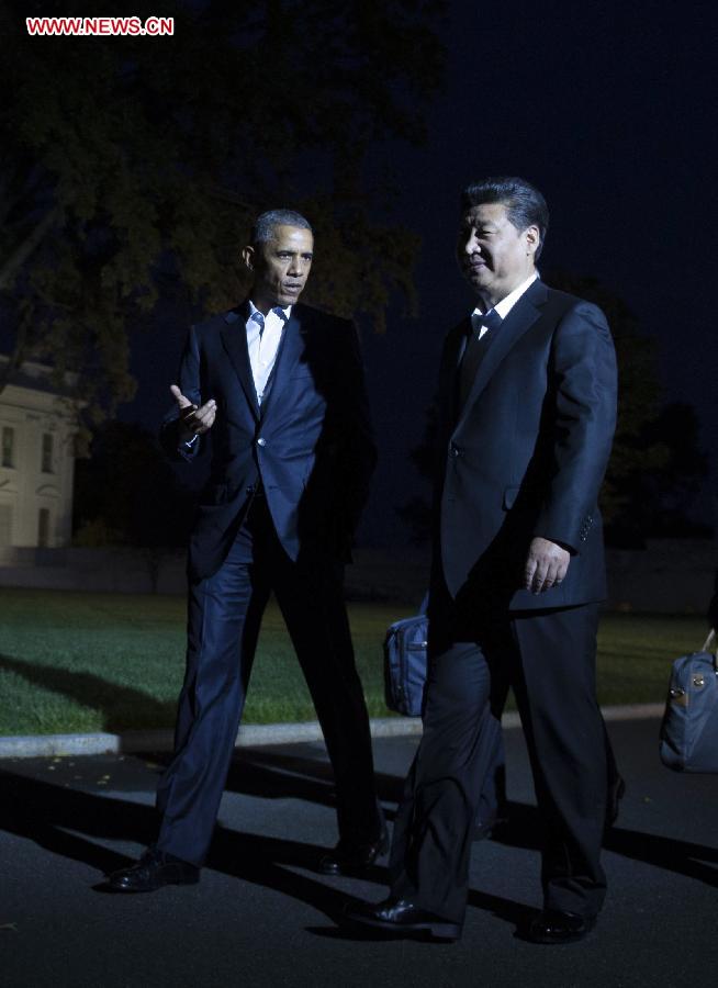 U.S.- WASHINGTON-CHINA-XI JINPING-OBAMA-PRIVATE DINNER