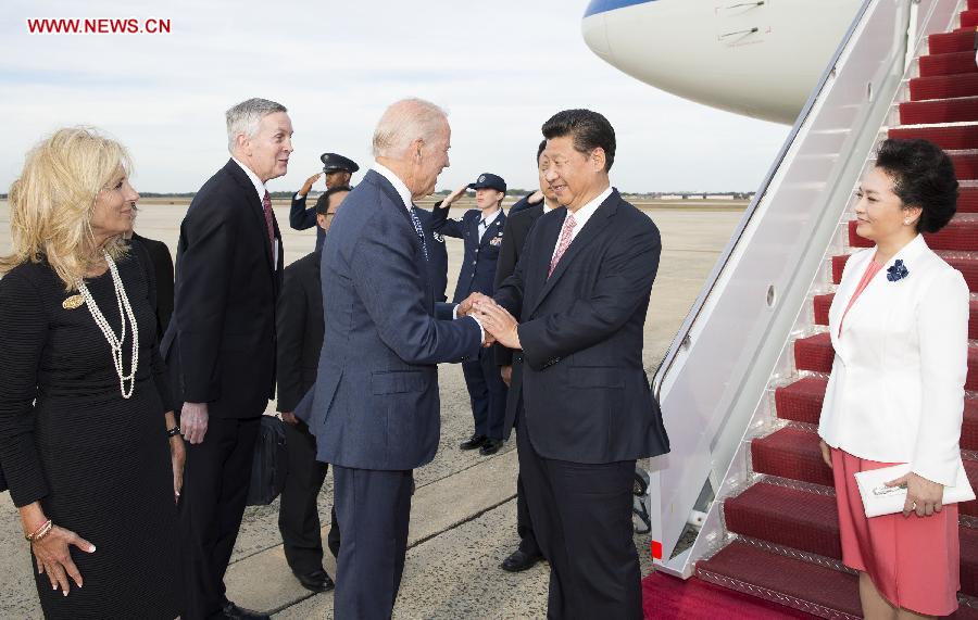 U.S.-WASHINGTON D.C.-CHINA-XI JINPING-ARRIVAL
