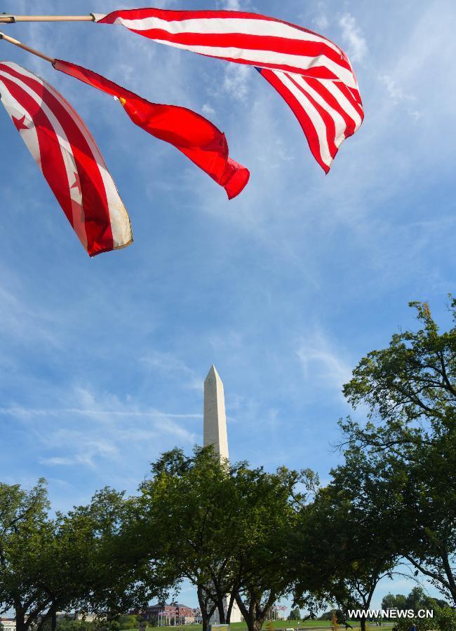 US-WASHINGTON-NATIONAL FLAGS