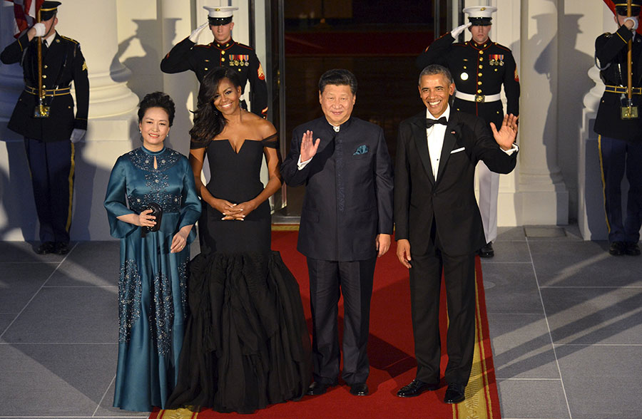 White House hosts state dinner for President Xi