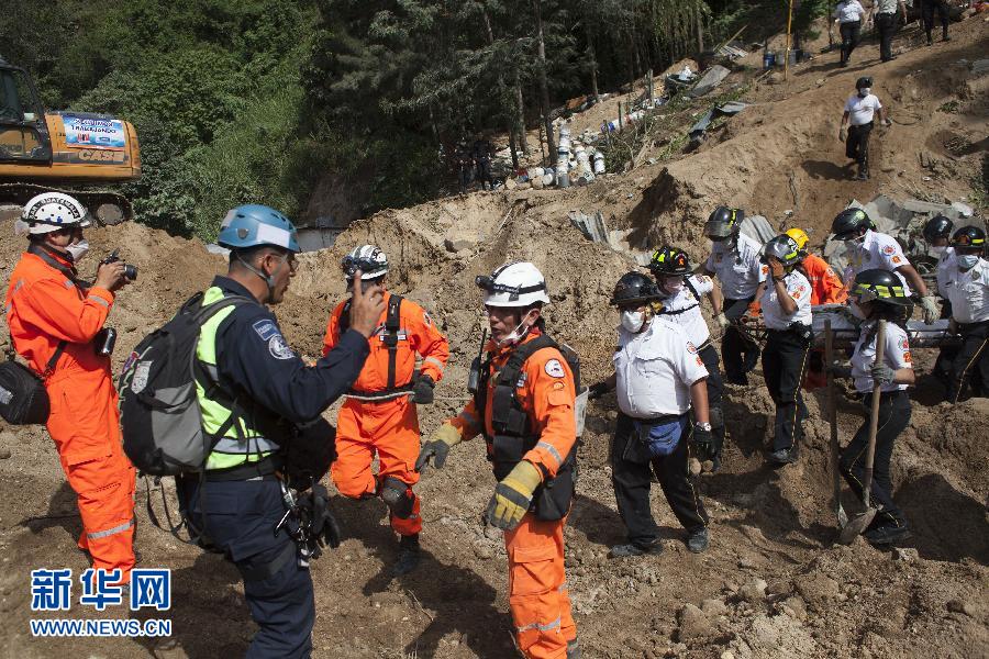危地马拉泥石流已造成107人死亡
