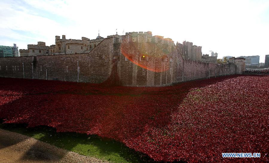 Photo taken on Oct. 22, 2014 shows the Tower of London.