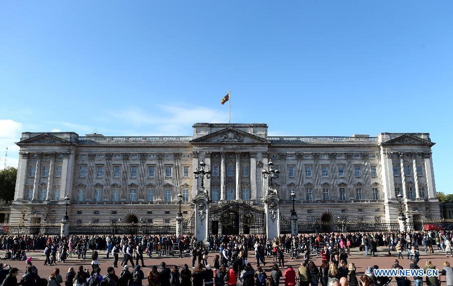 Photo taken on Oct. 22, 2014 shows the Tower of London.