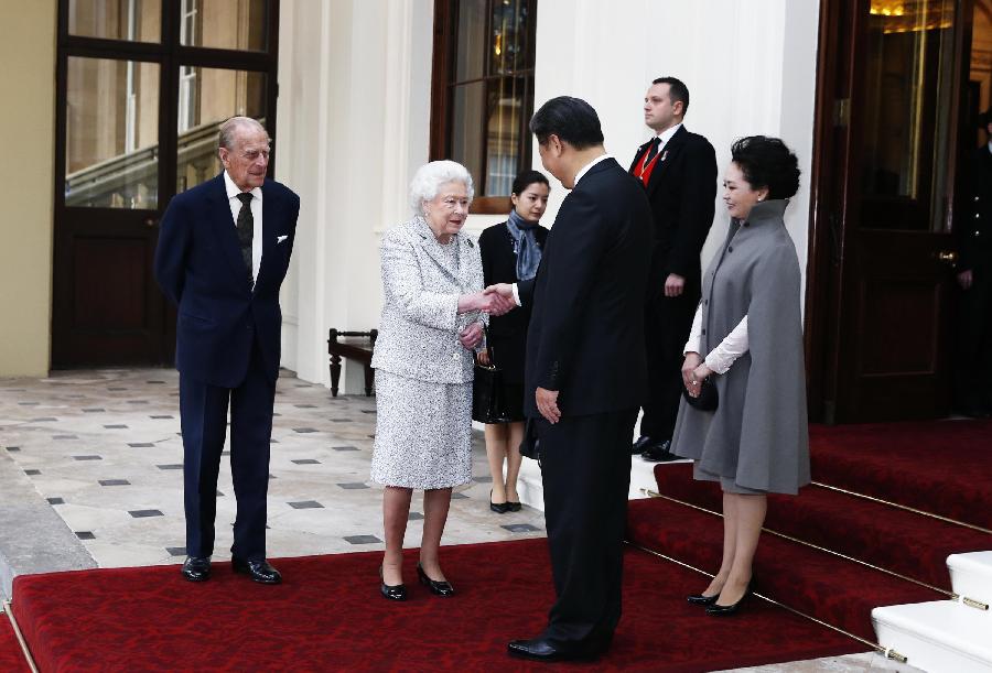 BRITAIN-LONDON-CHINA-XI JINPING-QUEEN ELIZABETH II-FAREWELL 