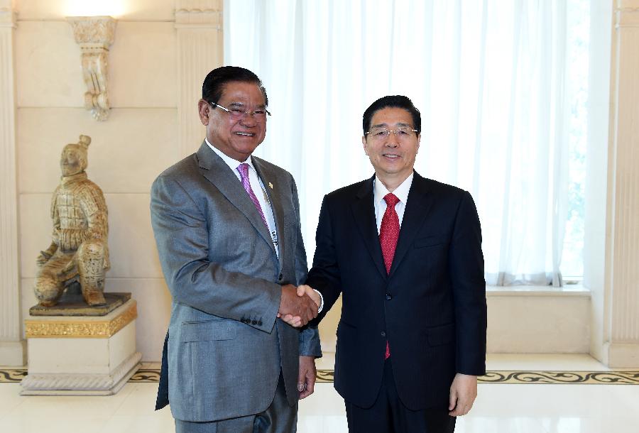 CHINA-BEIJING-GUO SHENGKUN-FOREIGN OFFICIALS-MEETING (CN)
