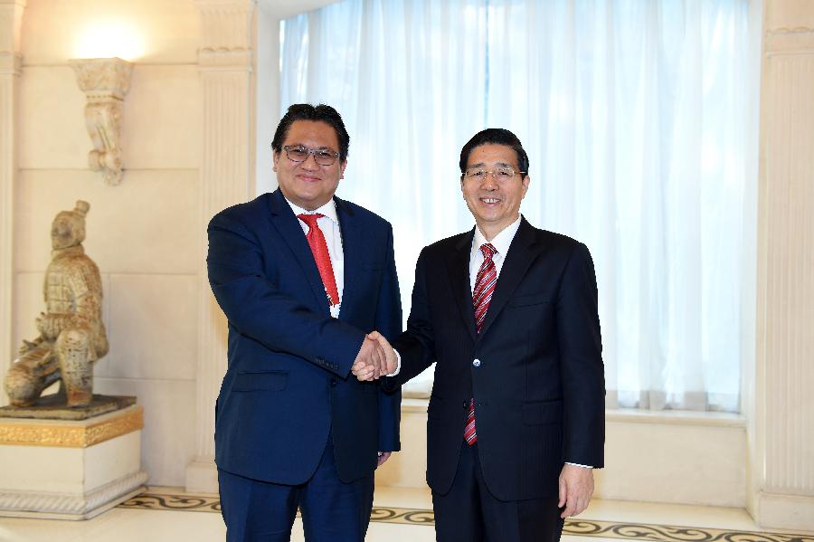 CHINA-BEIJING-GUO SHENGKUN-FOREIGN OFFICIALS-MEETING (CN)