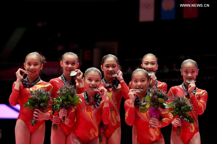 (SP)UK-GLASGOW-GYMNASTICS-WORLD CHAMPIONSHIPS-WOMEN’S TEAM FINAL