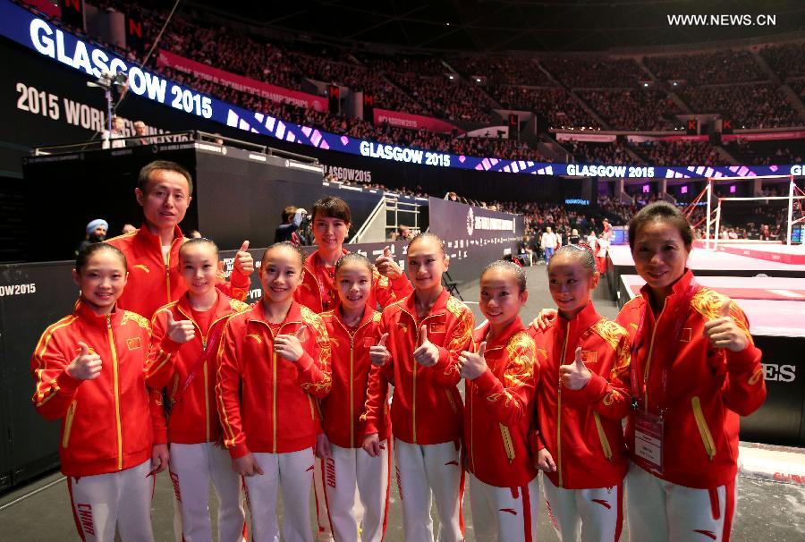 (SP)UK-GLASGOW-GYMNASTICS-WORLD CHAMPIONSHIPS-WOMEN’S TEAM FINAL