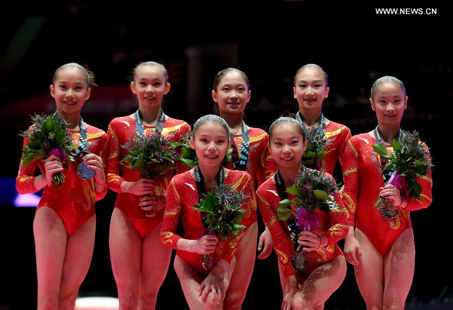 (SP)UK-GLASGOW-GYMNASTICS-WORLD CHAMPIONSHIPS-WOMEN’S TEAM FINAL