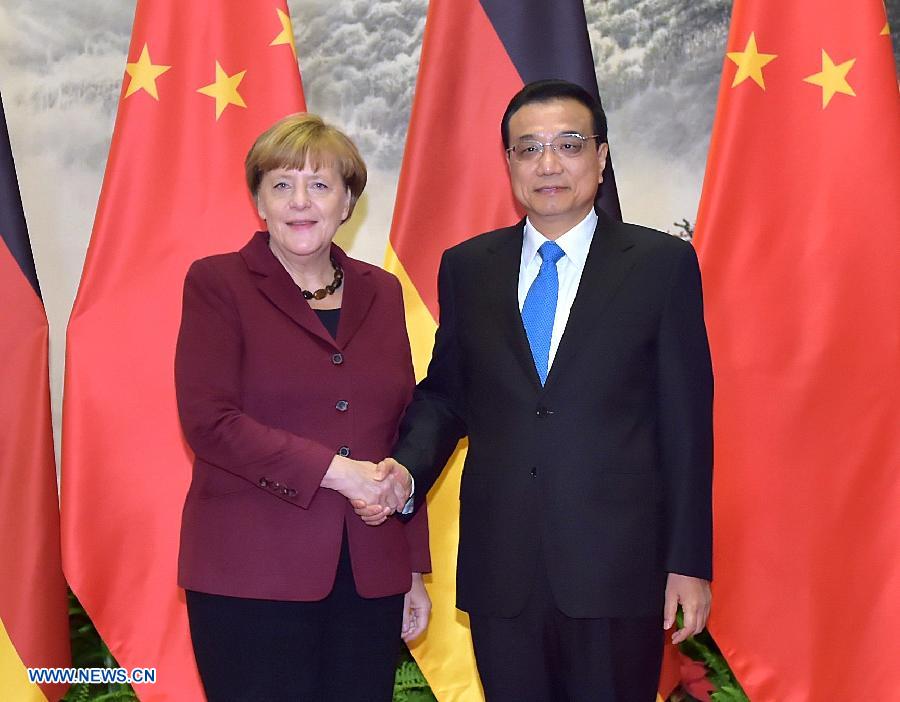 CHINA-GERMANY-LI KEQIANG-MERKEL-TALKS(CN)