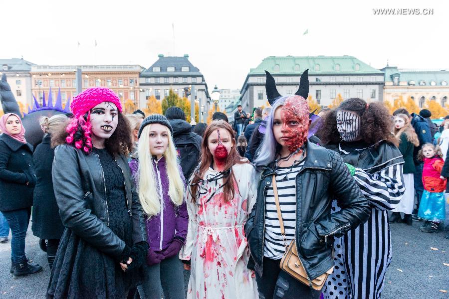 SWEDEN-STOCKHOLM-HALLOWEEN PARADE