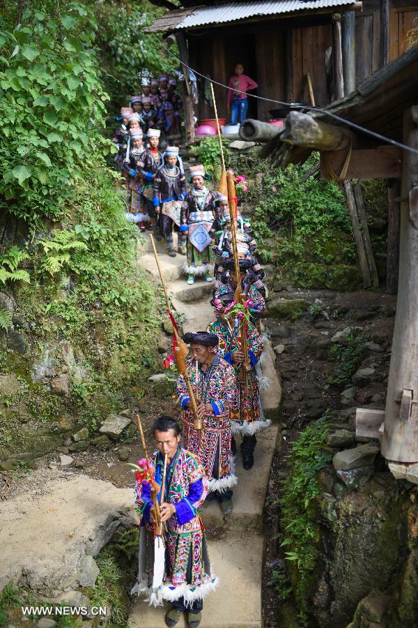 CHINA-GUIZHOU-MIAO PEOPLE-NEW YEAR CELEBRATION (CN) 