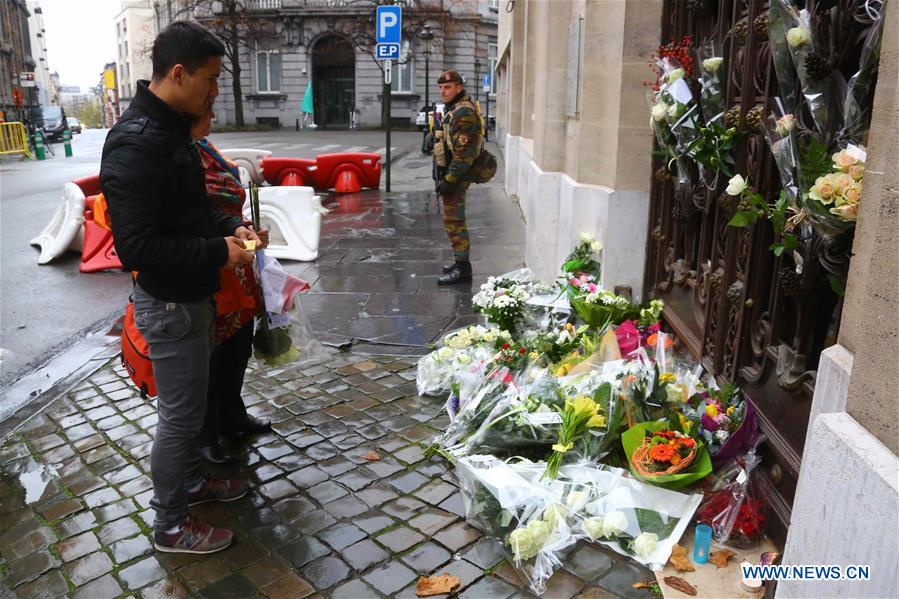 BELGIUM-PARIS-ATTACK-CONDOLENCE