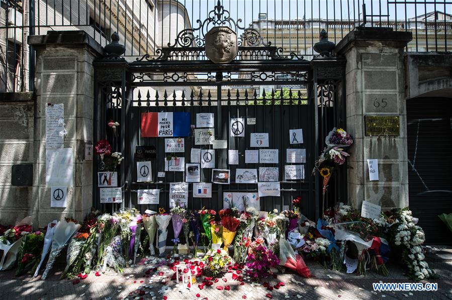 CHILE-SANTIAGO-FRANCE-SECURITY-VIOLENCE