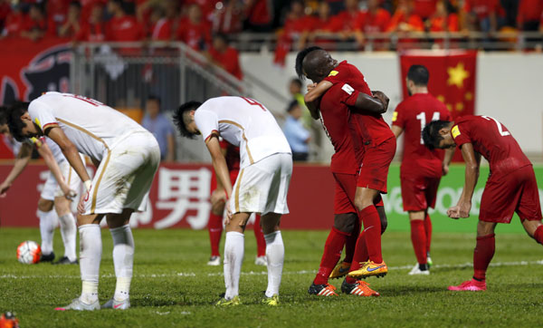 China faces a gloomy prospect after a goalless draw with Hong Kong