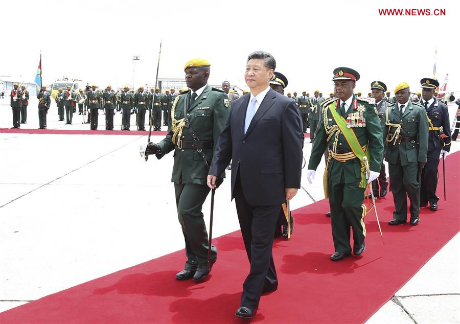 ZIMBABWE-HARARE-XI JINPING-ARRIVAL