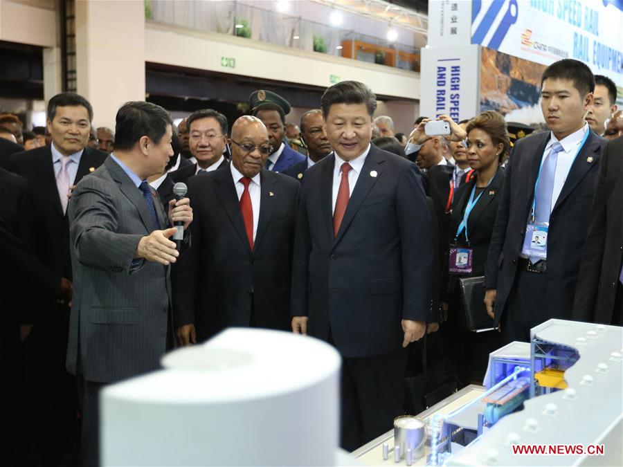 SOUTH AFRICA-JOHANNESBURG-CHINA-XI JINPING-EQUIPMENT MANUFACTURING INDUSTRY EXHIBITION