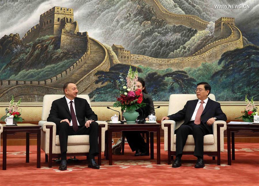 CHINA-BEIJING-ZHANG DEJIANG-AZERBAIJAN-MEETING (CN)