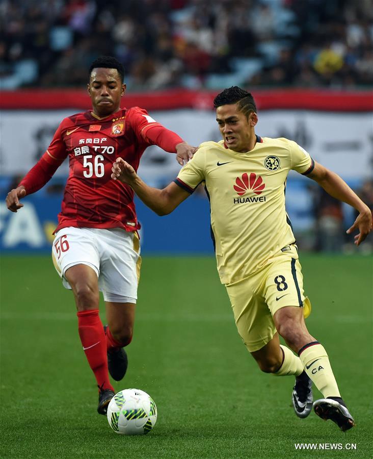 (SP)JAPAN-OSAKA-SOCCER-CLUB WORLD CUP-QUARTERFINALS-GUANGZHOU EVERGRANDE VS MEXICO CLUB AMERICA