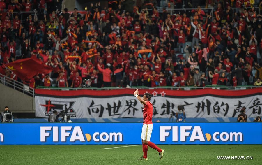 (SP)JAPAN-OSAKA-SOCCER-CLUB WORLD CUP-QUARTERFINALS-GUANGZHOU EVERGRANDE VS MEXICO CLUB AMERICA