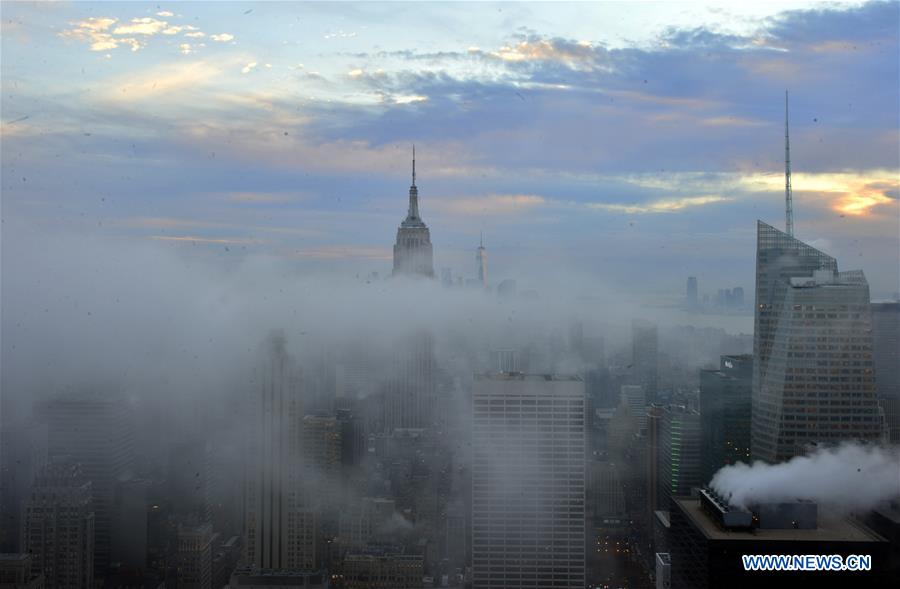 U.S.-NEW YORK-WEATHER-FOG