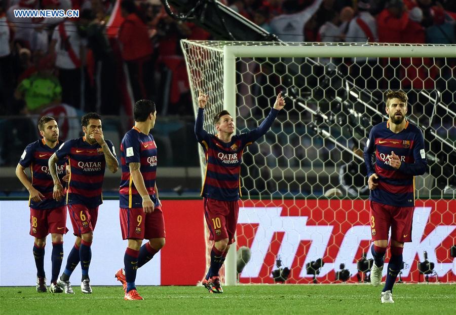 (SP)JAPAN-YOKOHAMA-SOCCER-CLUB WORLD CUP-BARCELONA VS RIVER PLATE 