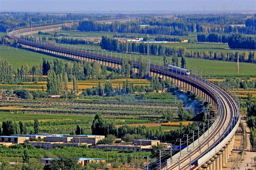 #CHINA-HAMI-HIGH SPEED RAILWAY-ANNIVERSARY(CN)