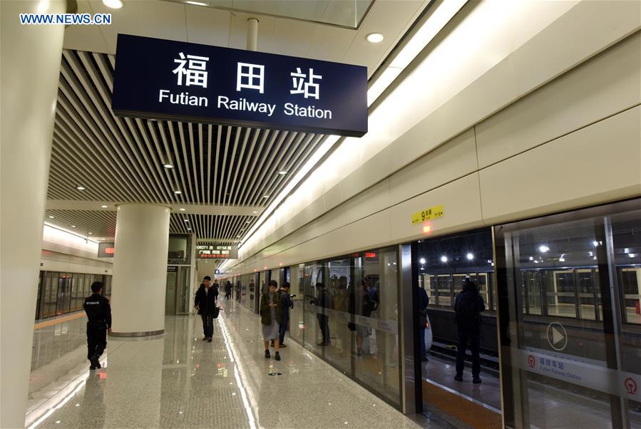 CHINA-SHENZHEN-ASIA'S LARGEST UNDERGROUND RAILWAY STATION-OPEN(CN)