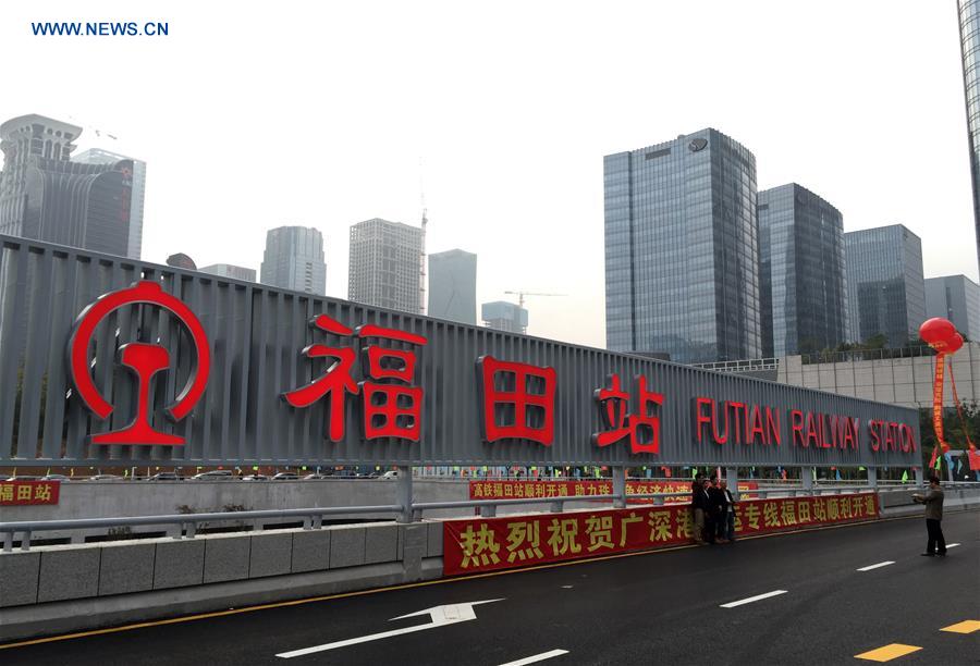 CHINA-SHENZHEN-ASIA'S LARGEST UNDERGROUND RAILWAY STATION-OPEN(CN)