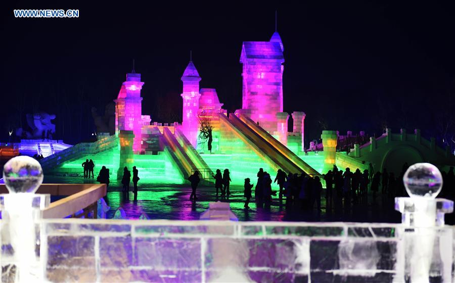 CHINA-HARBIN-SNOW EXPO-NIGHT VIEW (CN)