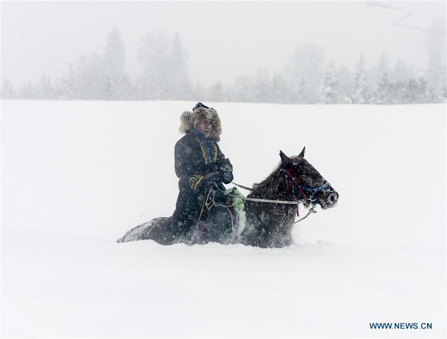 CHINA-XINJIANG-KANAS-SNOW (CN)