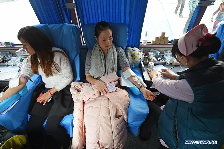 CHINA-YINCHUAN-BUS ARSON-BLOOD DONATION (CN)