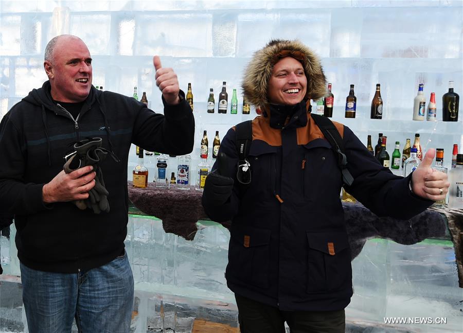 CHINA-HEILONGJIANG-HARBIN-ICE BAR (CN)