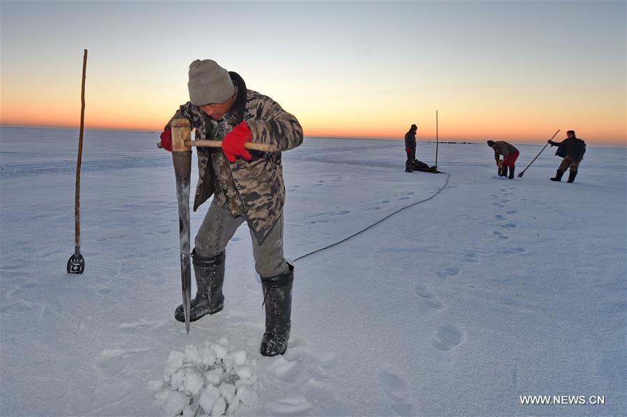 Chagan Lake, which is known for traditional winter fishing that dates back to prehistorical times, is the only place that saves the oldest Mongolian fishing method. 