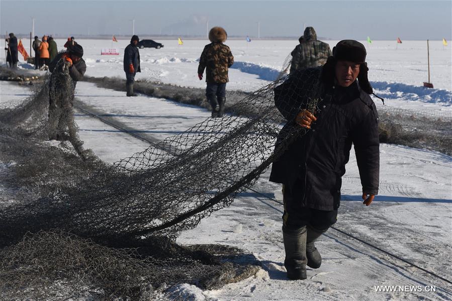 Chagan Lake, which is known for traditional winter fishing that dates back to prehistorical times, is the only place that saves the oldest Mongolian fishing method. 