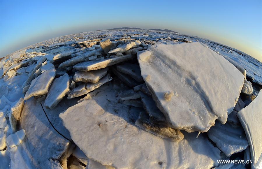 CHINA-LIAONING-XINGCHENG-SEA ICE (CN)