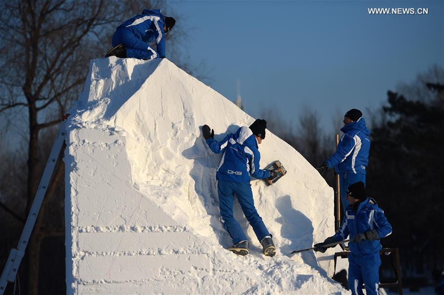 CHINA-HARBIN-SNOW SCULPTURE (CN)