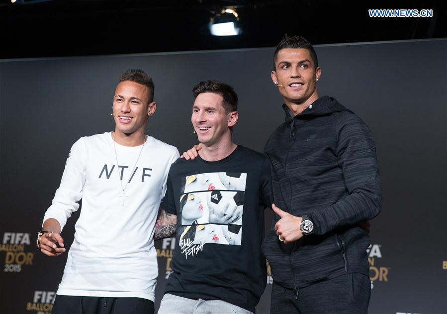 (SP)SWITZERLAND-ZURICH-SOCCER-2015 FIFA BALLON D'OR AWARD CEREMONY-NEWS CONFERENCE