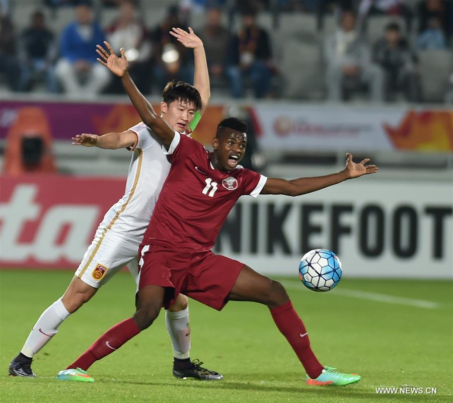 (SP)QATAR-DOHA-AFC U23-GROUP A MATCH-QATAR VS CHINA