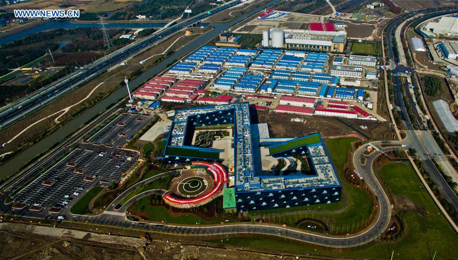 Photo taken on Dec. 12, 2015 shows a general view of Shanghai Disney Resort in east China's Shanghai. 