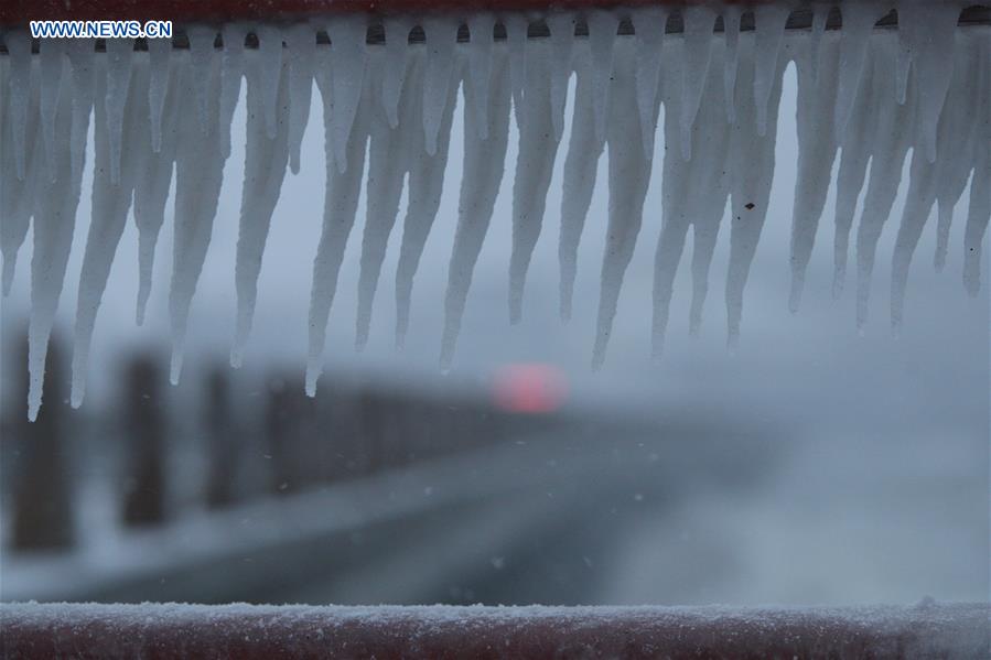 #CHINA-SHANDONG-YANTAI-ICICLES (CN)
